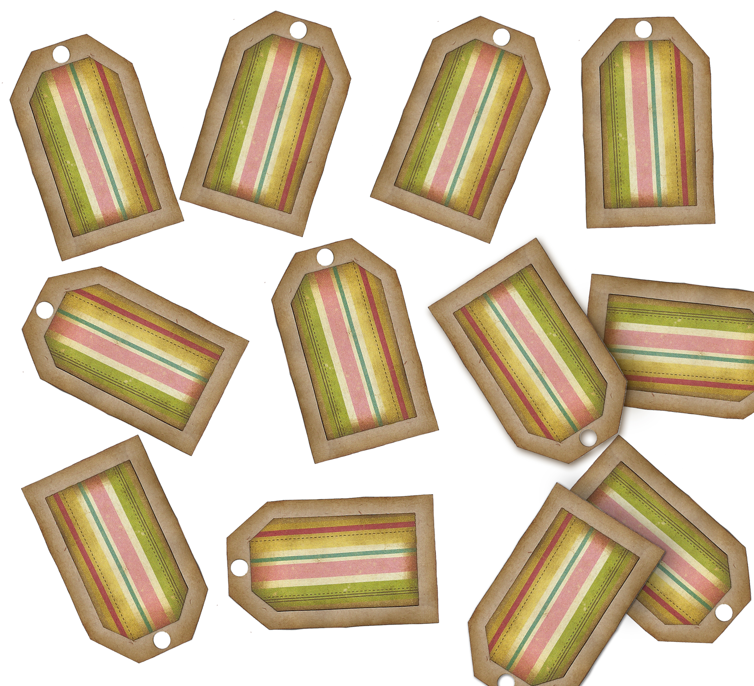 12piece Bar Code Gift Tags on Luulla